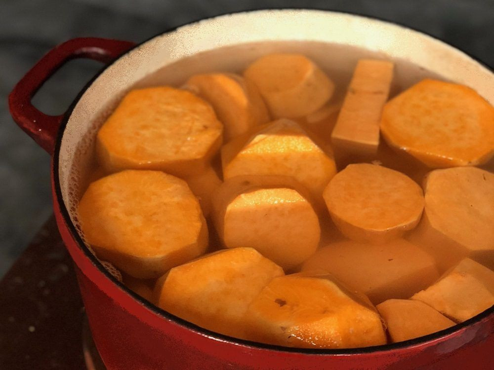 Boiling Potatoes For Mashed Potatoes
 Mashed Sweet Potatoes Recipe