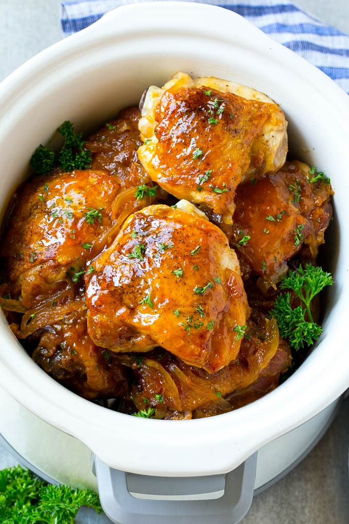 Bone In Chicken Thighs Slow Cooker
 Slow Cooker Apricot Chicken Dinner at the Zoo