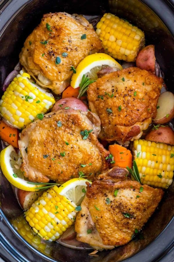 Bone In Chicken Thighs Slow Cooker
 The 15 Best Slow Cooker Chicken Thigh Recipes Green
