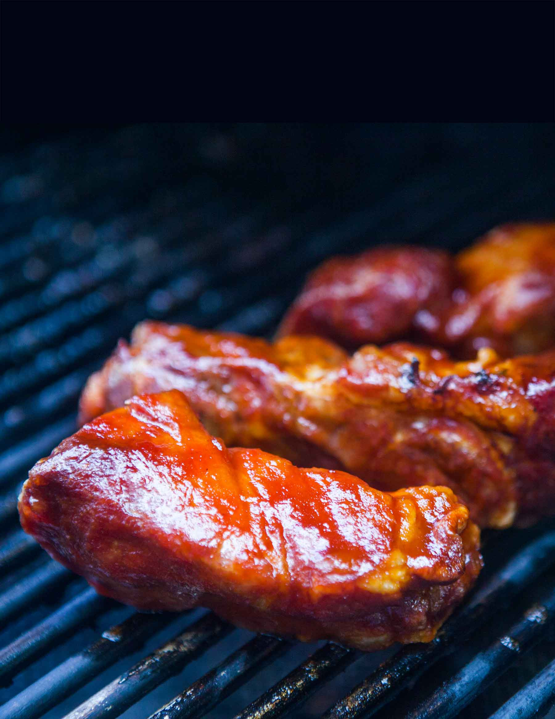 Boneless Pork Ribs Grilled
 barbecue boneless pork ribs on the grill