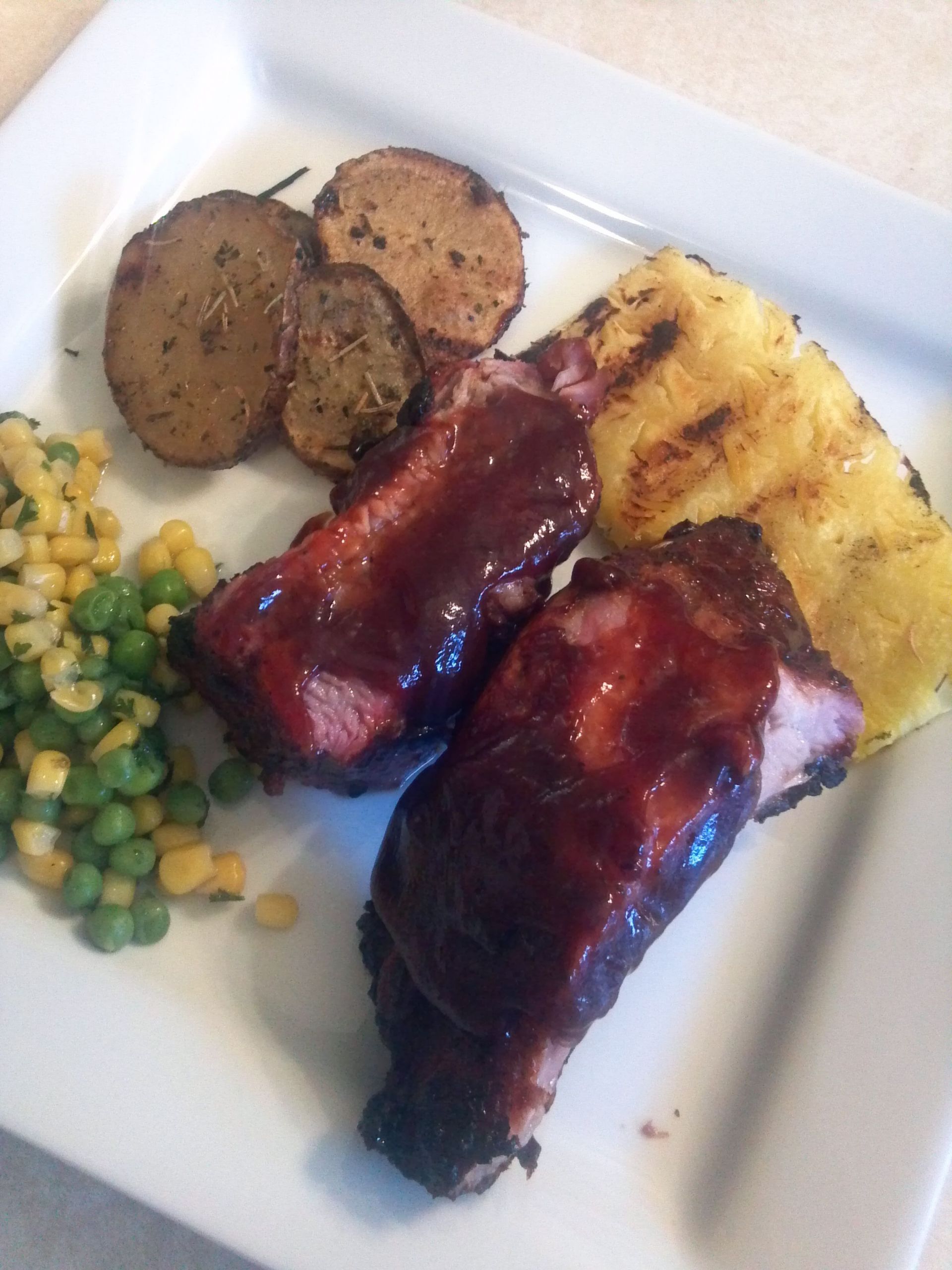 Boneless Pork Ribs Grilled
 boneless pork ribs with grilled pineapple With images