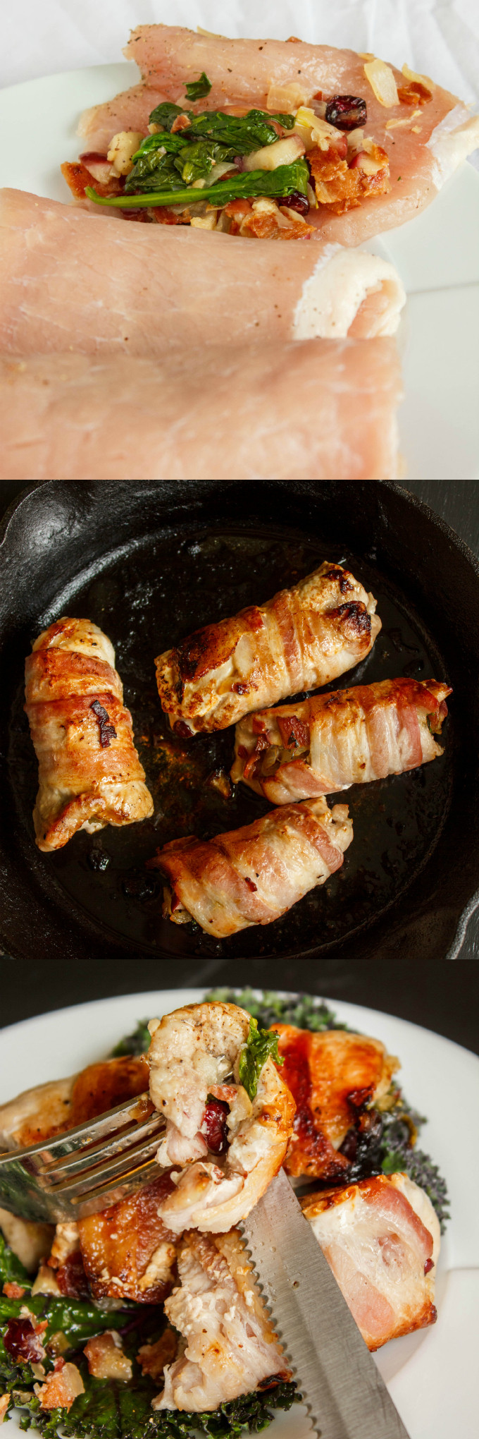 Boneless Pork Tenderloin Recipes
 Boneless Pork Loin Chops Stuffed with Apple and Bacon