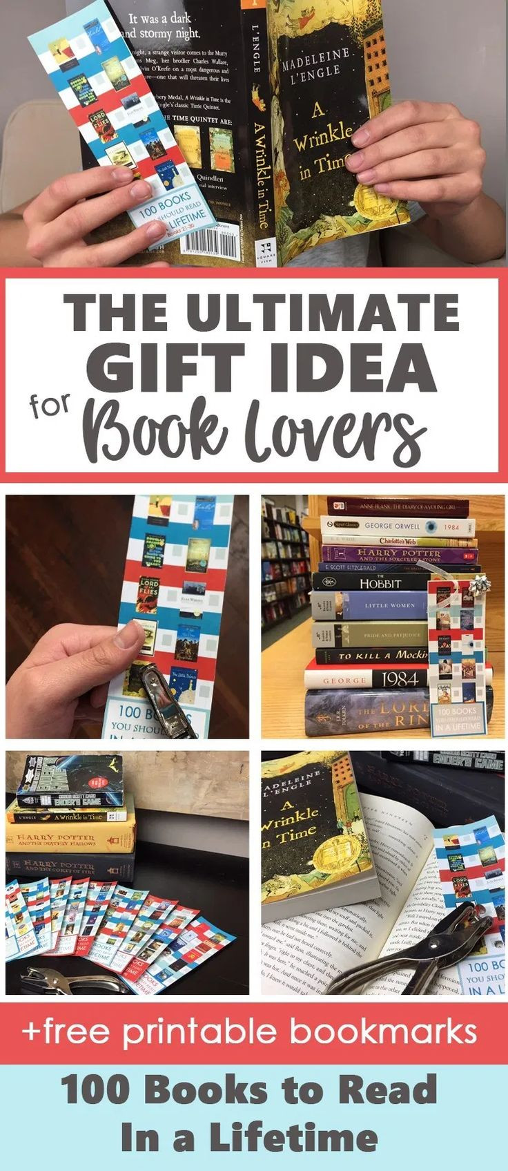 Bookworm Gift Basket Ideas
 100 Books To Read In a Lifetime Gift Idea With images