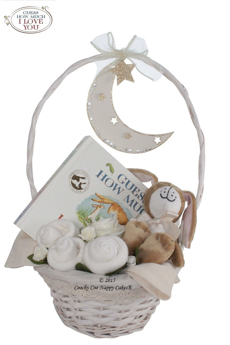 Born Baby Gift Ideas
 Guess How Much I Love You Baby Gift Basket