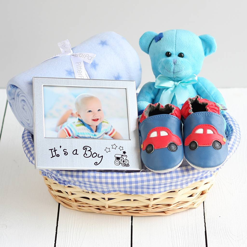 Born Baby Gift Ideas
 beautiful boy new baby t basket by the laser engraving