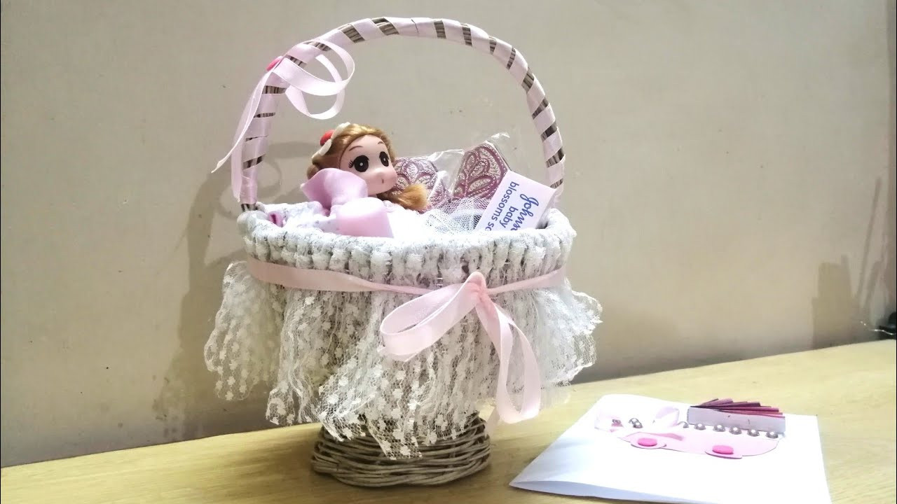 Born Baby Gift Ideas
 DIY New Born Baby Girl t Basket decoration ideas