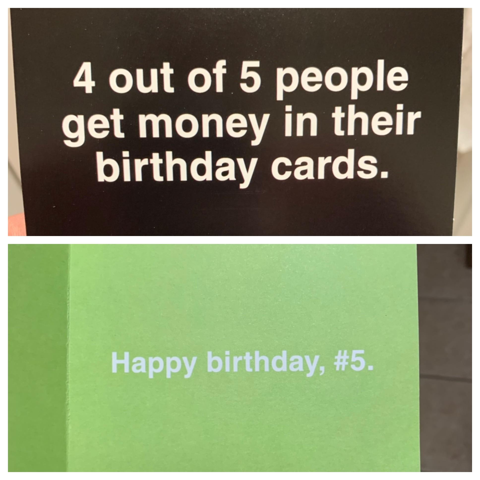 Boss Birthday Card
 Got my boss a birthday card funny