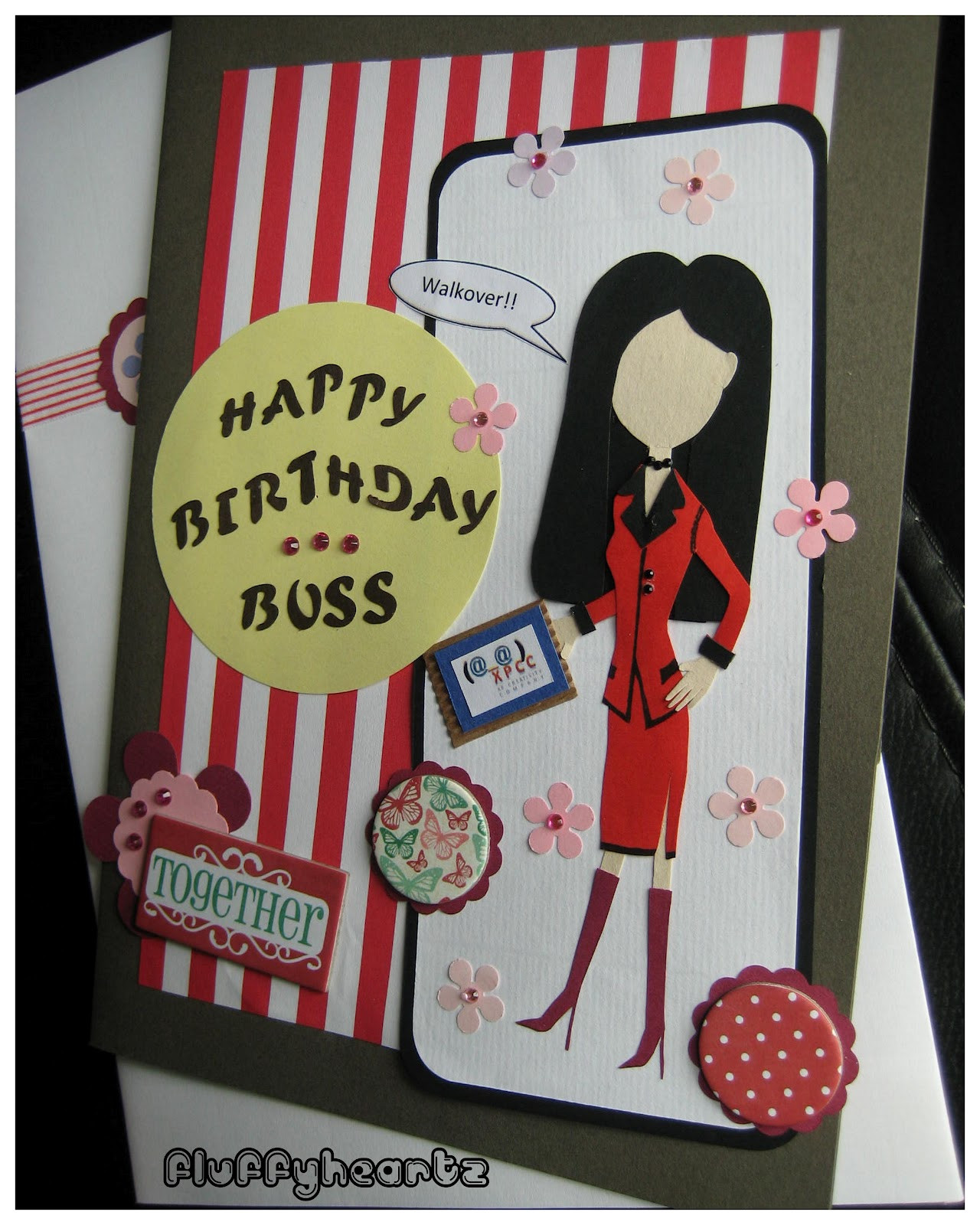Boss Birthday Card
 Fluffyheartz ♥ Birthday Card for a Boss