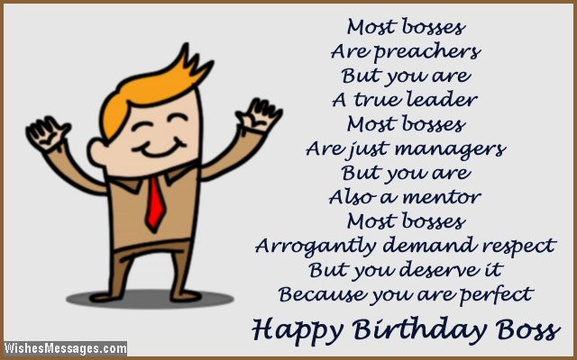 Boss Birthday Card
 Birthday Wishes For Boss Quotes QuotesGram
