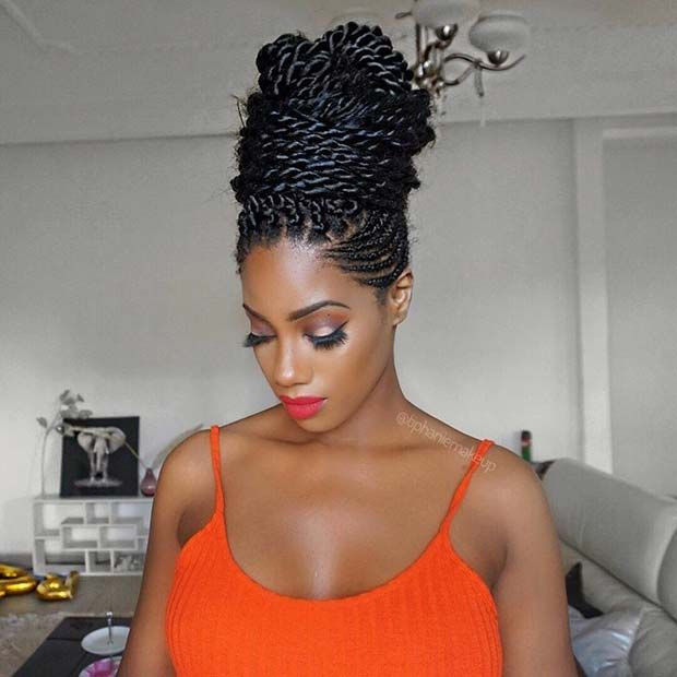 Box Braids Hairstyles For Prom
 Pin on StayGlam Hairstyles