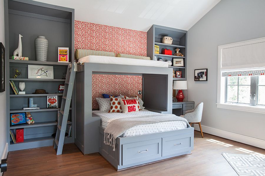 Boy Bedroom Furniture
 25 Cool Kids’ Bedrooms that Charm with Gorgeous Gray