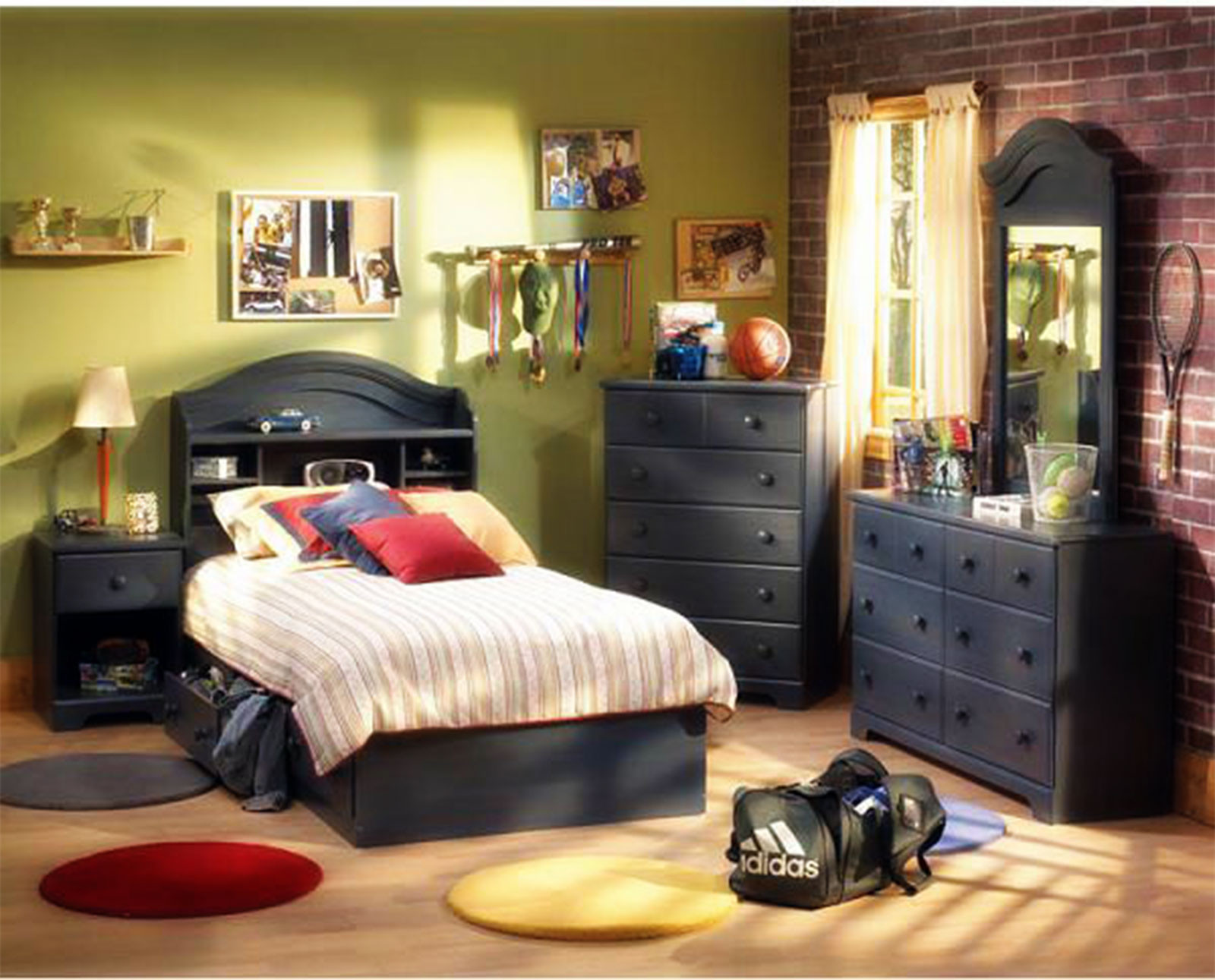 Boy Bedroom Furniture
 Full Gray Bed Set For Teenage Boys Furniture Ideas