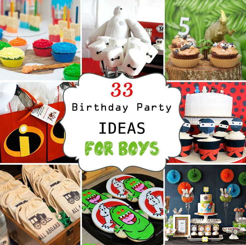 Boy Birthday Party Themes
 33 Awesome Birthday Party Ideas for Boys