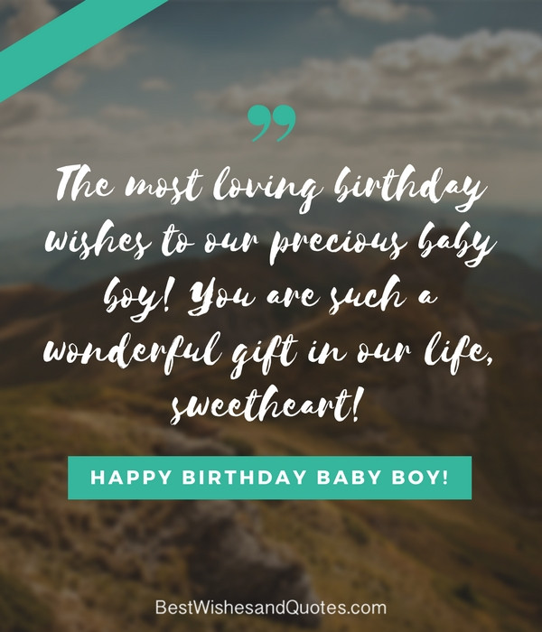 Boy Birthday Quotes
 Happy Birthday Baby Boy 33 Emotional Quotes that Say it All