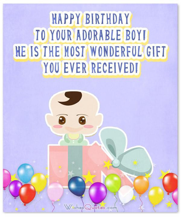 Boy Birthday Quotes
 Wonderful Birthday Wishes for a Baby Boy By WishesQuotes