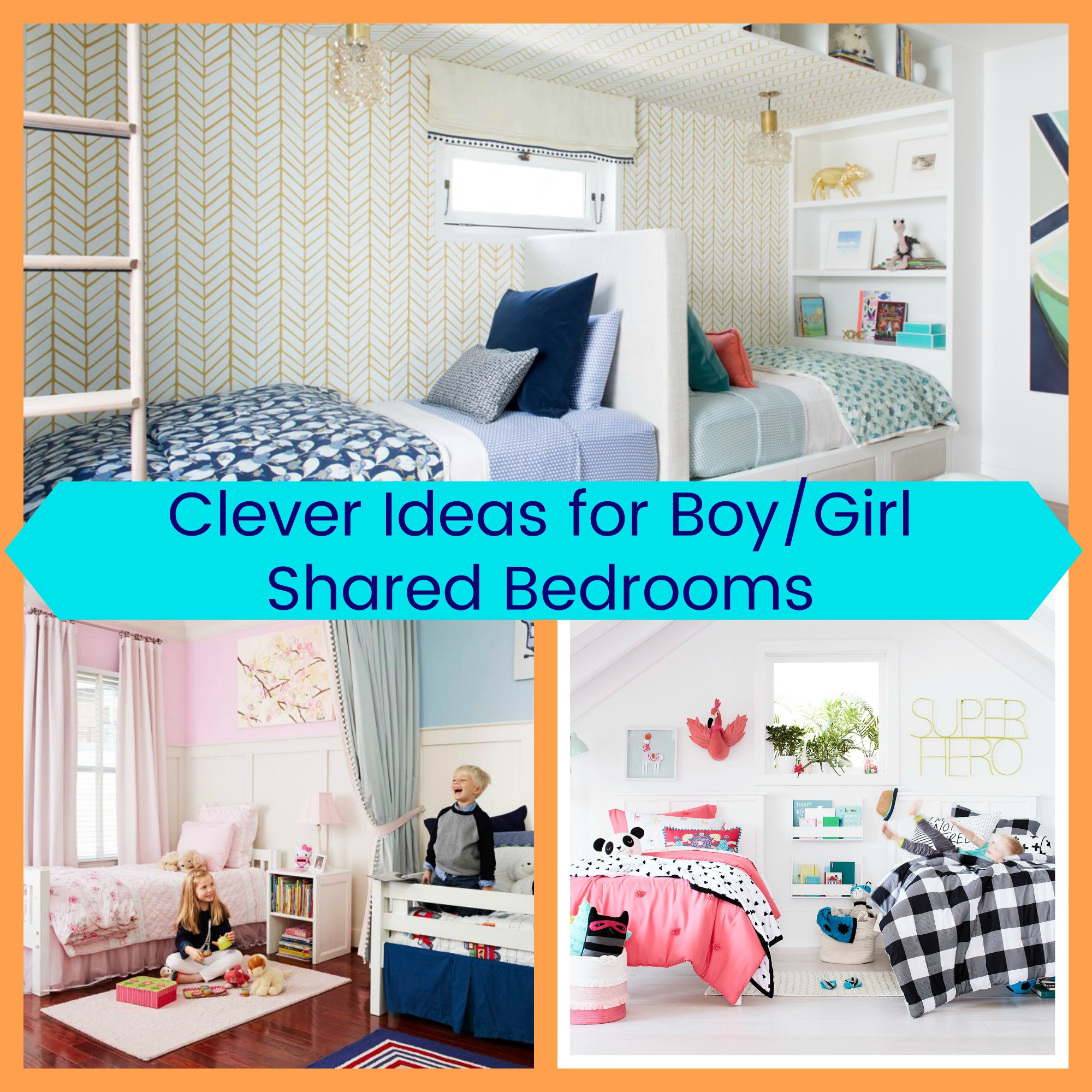 Boy Girl Bedroom Ideas
 Clever Ideas for Boy Girl d Bedrooms The Organized Mom