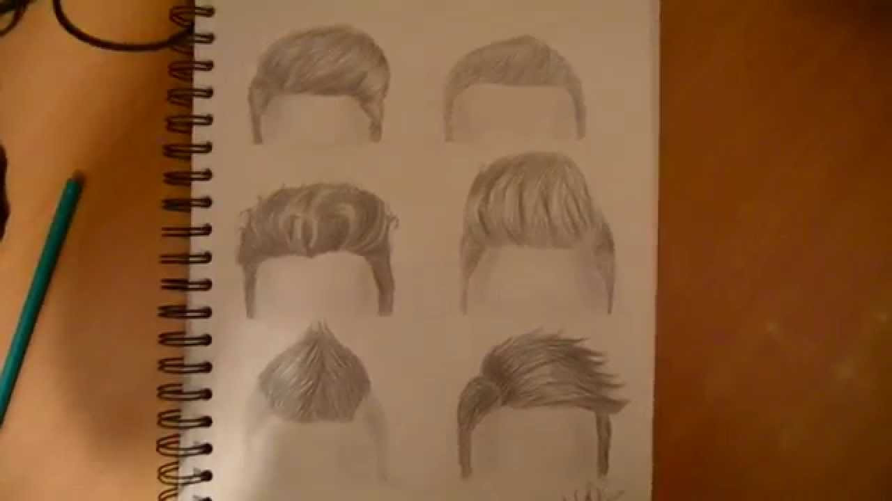 Boy Hairstyles Drawing
 Drawing 6 boy hairstyles By MarryRdBSongs