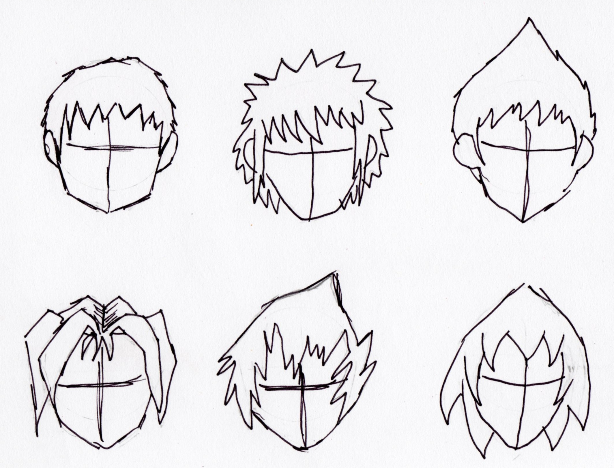 Boy Hairstyles Drawing
 Hairstyles