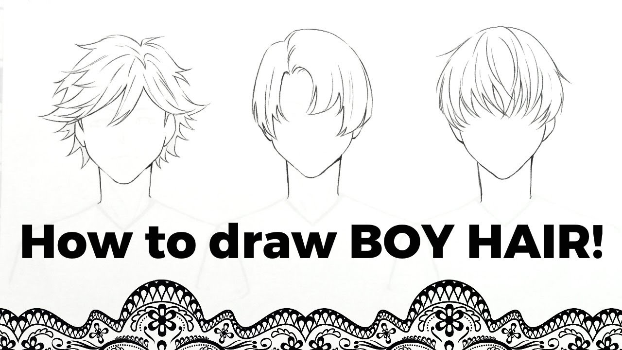 Boy Hairstyles Drawing
 How to Draw Boy Hair