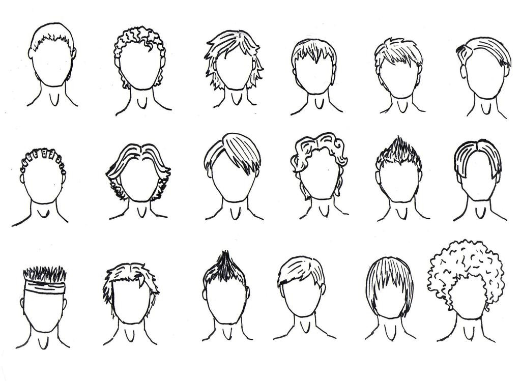 Boy Hairstyles Drawing
 New Boy Haircut by PoiPoi13 on DeviantArt