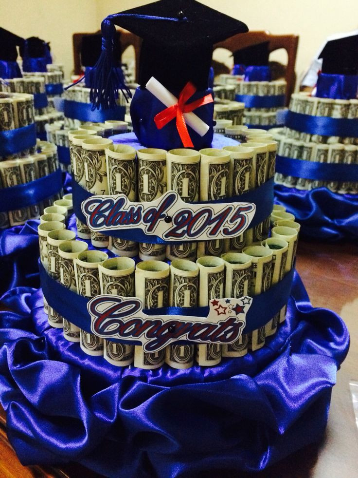 Boy High School Graduation Party Ideas
 2014 2015 Graduation money cake for boys