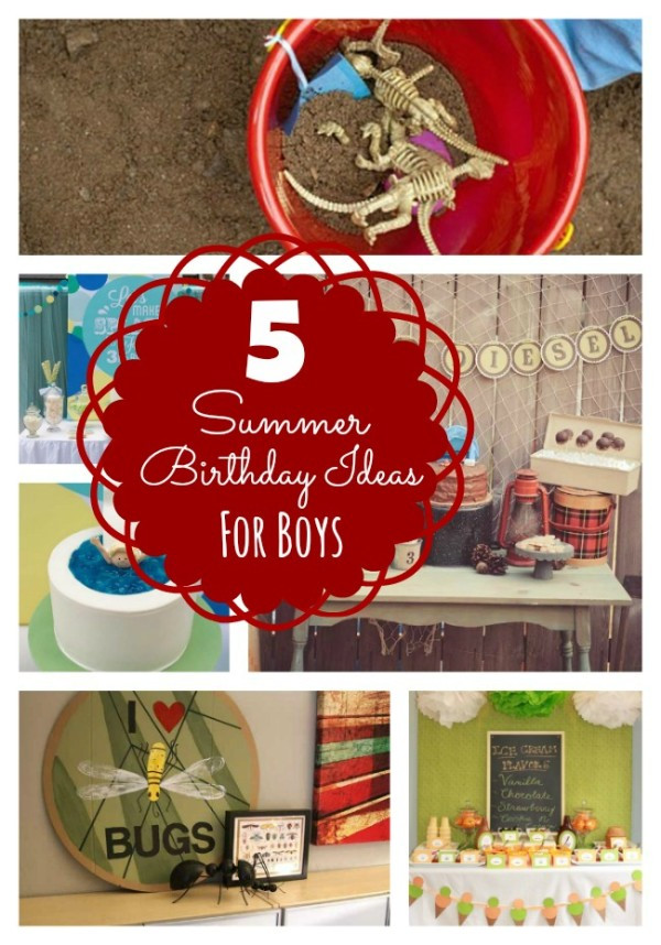 Boy Summer Birthday Party Ideas
 Summer Birthday Ideas for Boys Bloom Designs