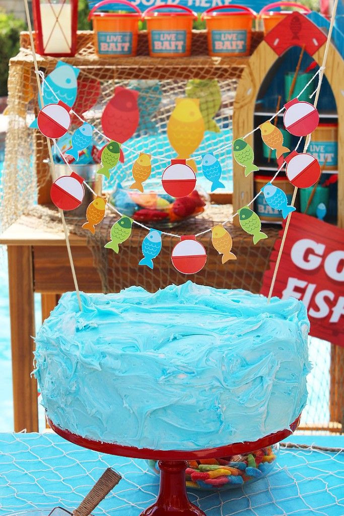 Boy Summer Birthday Party Ideas
 Little Fisherman Party