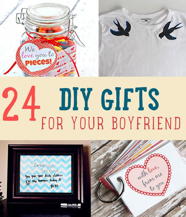 Boyfriend Gift Ideas
 24 DIY Gifts For Your Boyfriend