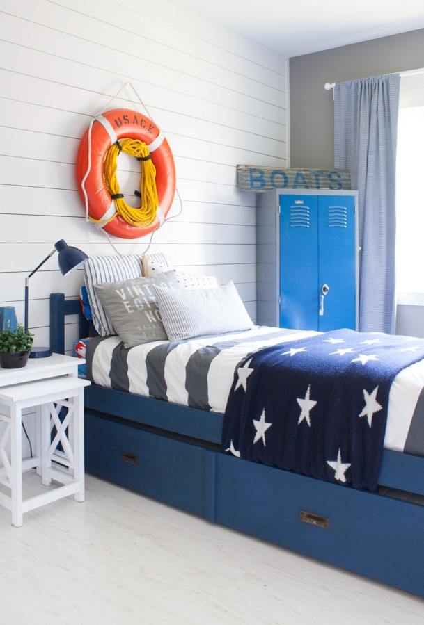 Boys Bedroom Curtains
 Nautical Boy Room The Lilypad Cottage