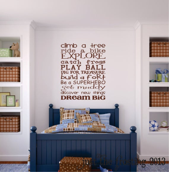 Boys Bedroom Wall Art
 Boys Playroom Wall Decal Childrens Playroom Wall Art