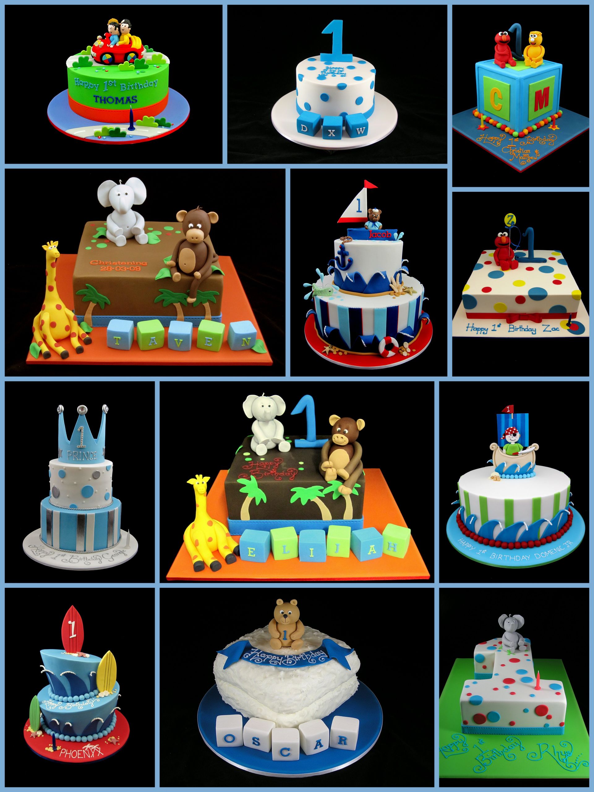 Boys Birthday Cake Ideas
 1st birthday