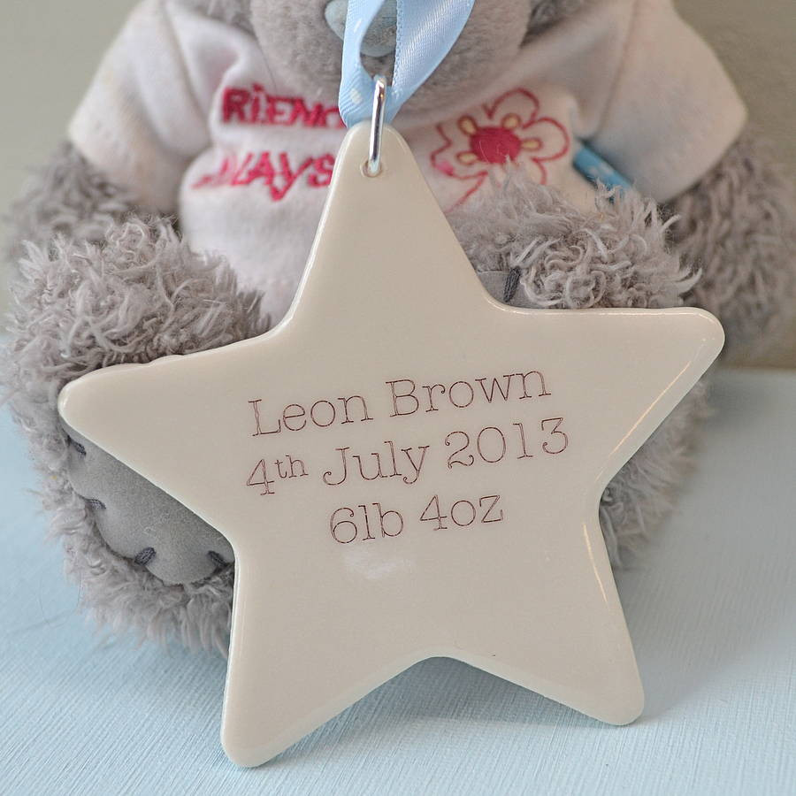 Boys Christening Gift Ideas
 new baby boy or christening keepsake t by carys boyle