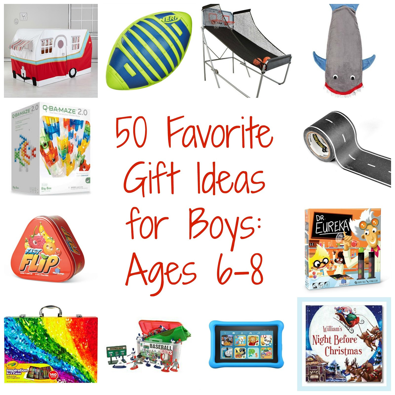 Boys Gift Ideas
 50 Favorite Gift Ideas for Boys Ages 6 8 The Chirping Moms