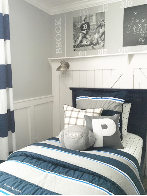 Boys Sports Bedroom
 Home by Heidi Charming Home Tour Town & Country Living
