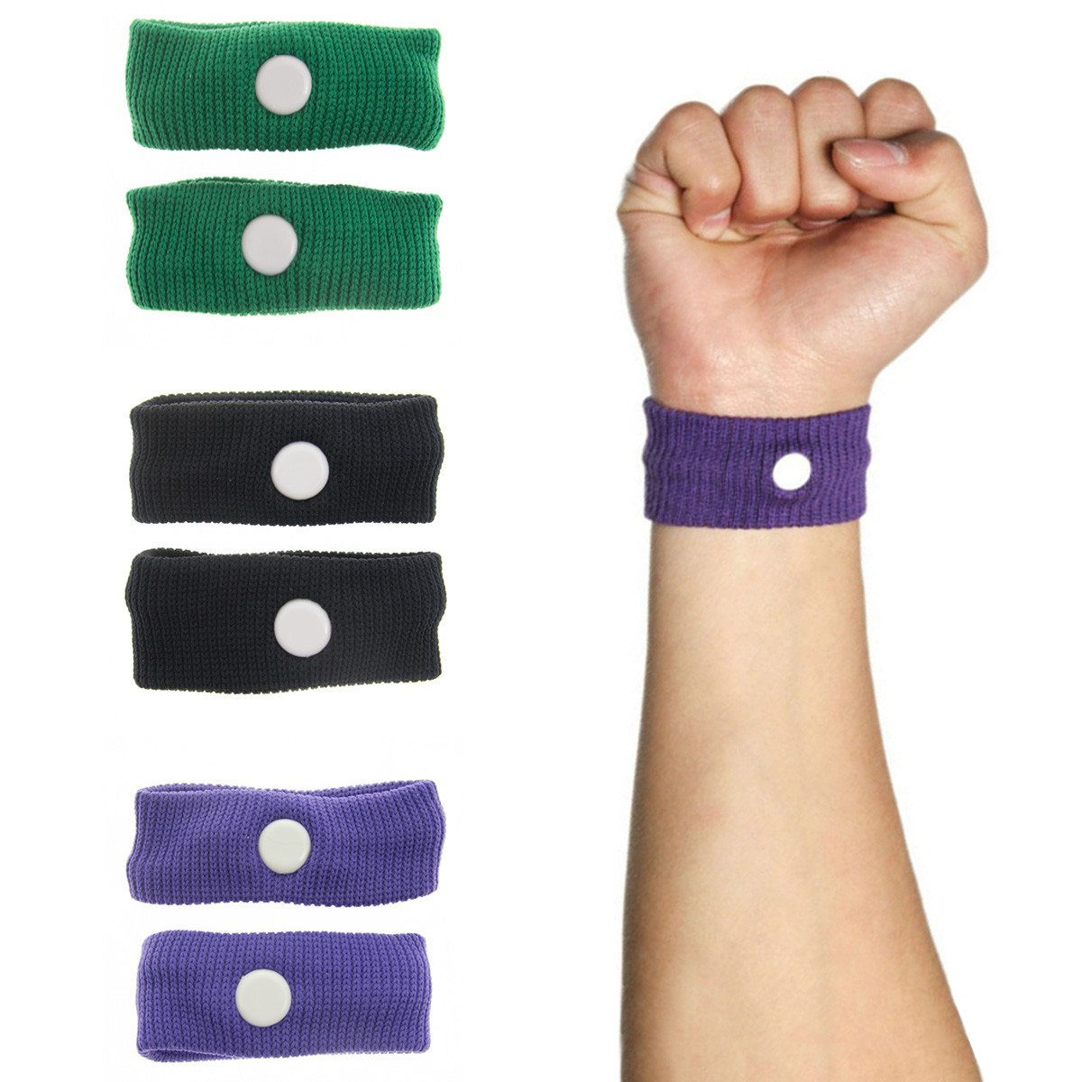 Bracelet For Motion Sickness
 3 Pairs CVS Acupressure Motion Sickness Wristbands Travel