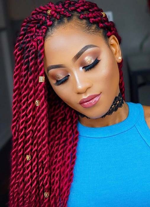 Braided And Twisted Hairstyles
 43 Eye Catching Twist Braids Hairstyles for Black Hair