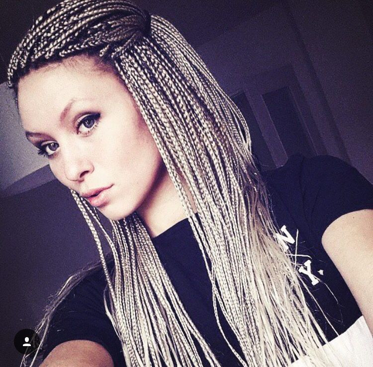 Braided Hairstyles For White Females
 White girl braids CRIMP BRAIDS Pinterest