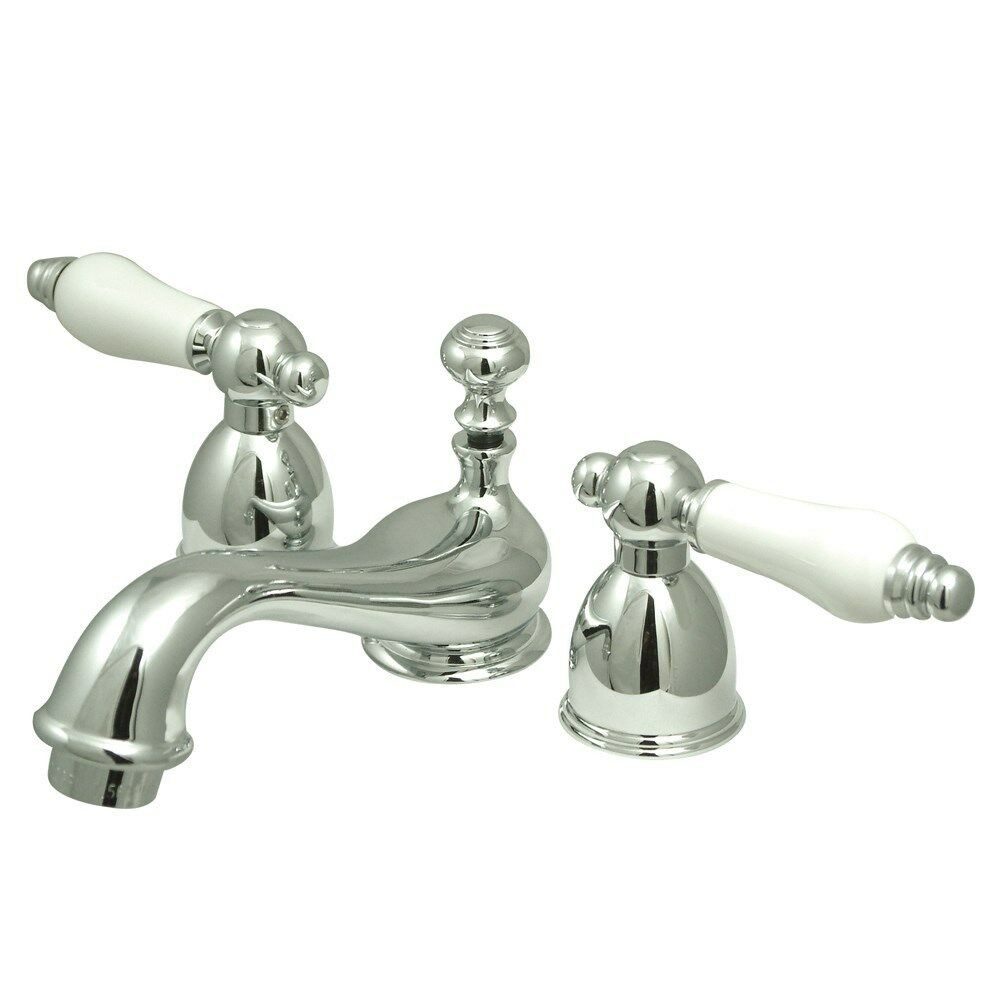 Brass Widespread Bathroom Faucet
 Kingston Brass Chrome Mini widespread Bathroom Lavatory