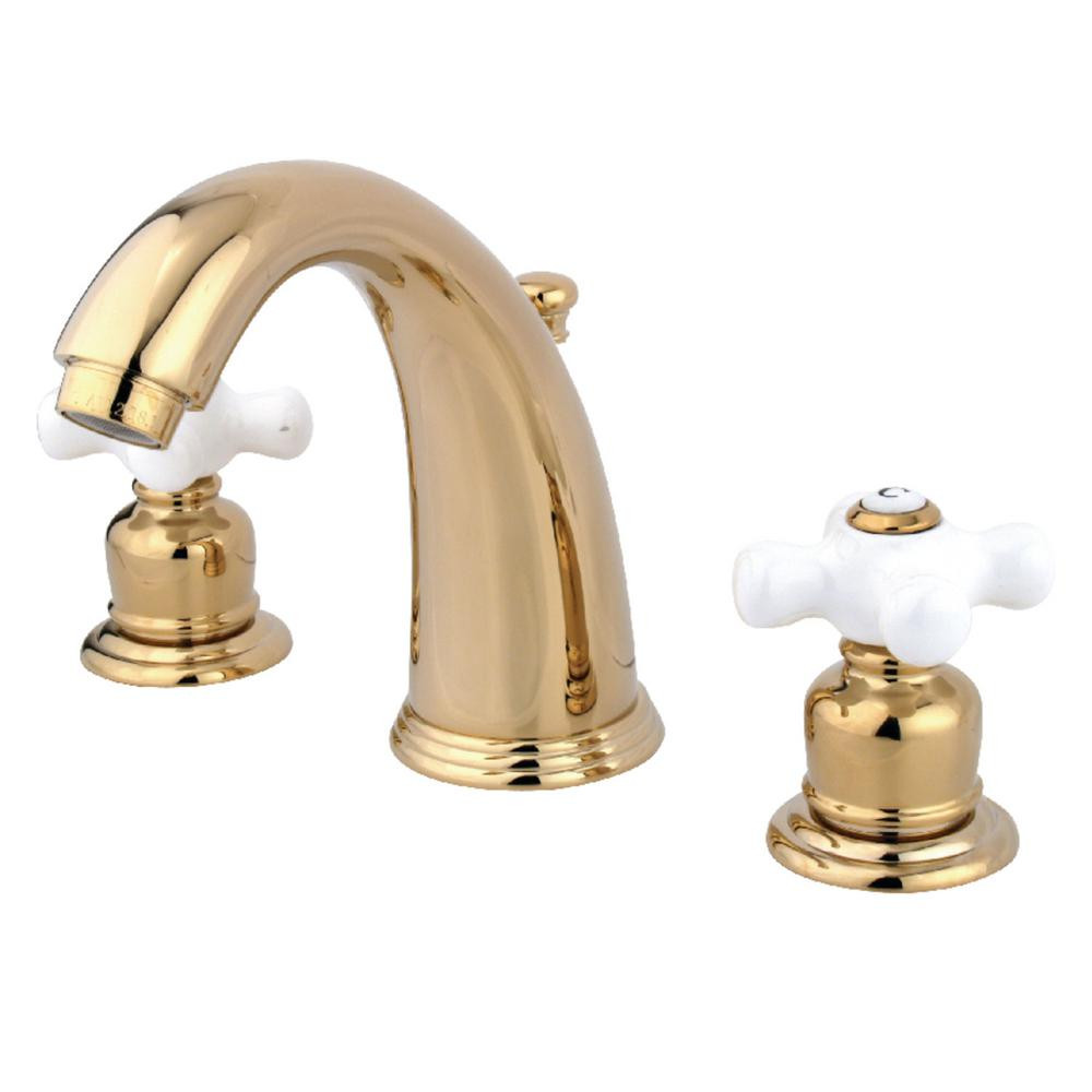 Brass Widespread Bathroom Faucet
 Kingston Brass Victorian 8 in Widespread 2 Handle