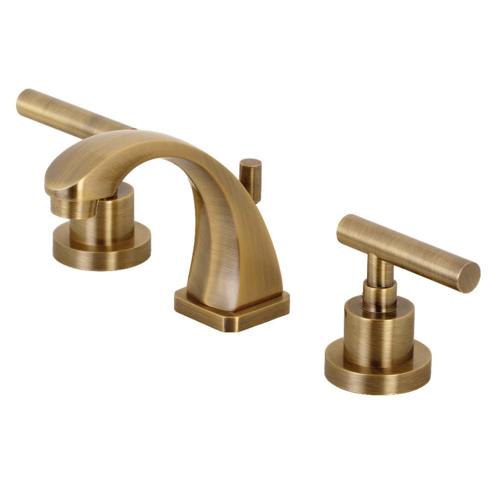 Brass Widespread Bathroom Faucet
 Kingston Brass Manhattan 8 in Widespread 2 Handle