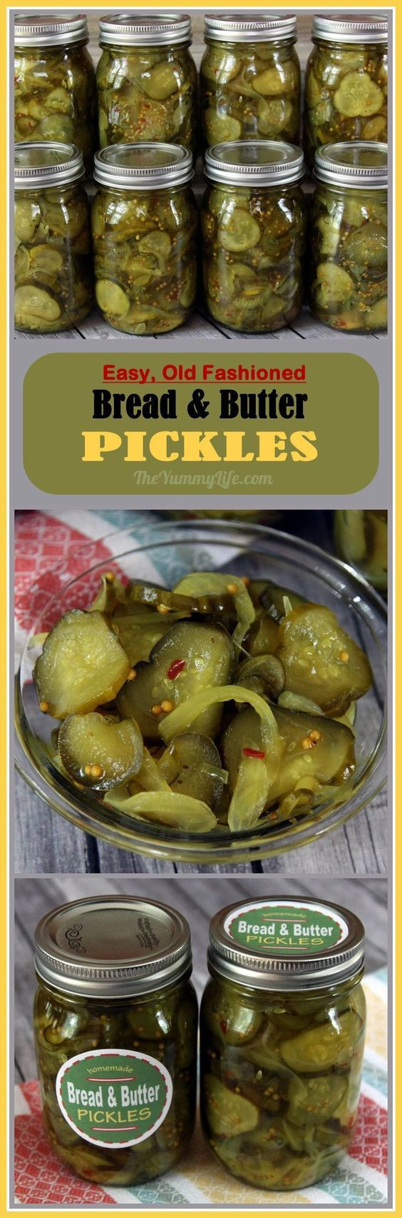Bread And Butter Pickle Canning Recipe
 Bread and Butter Pickles Recipe