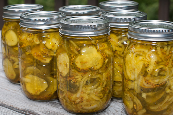 Bread And Butter Pickle Canning Recipe
 Refrigerator Bread and Butter Pickles Recipe with No