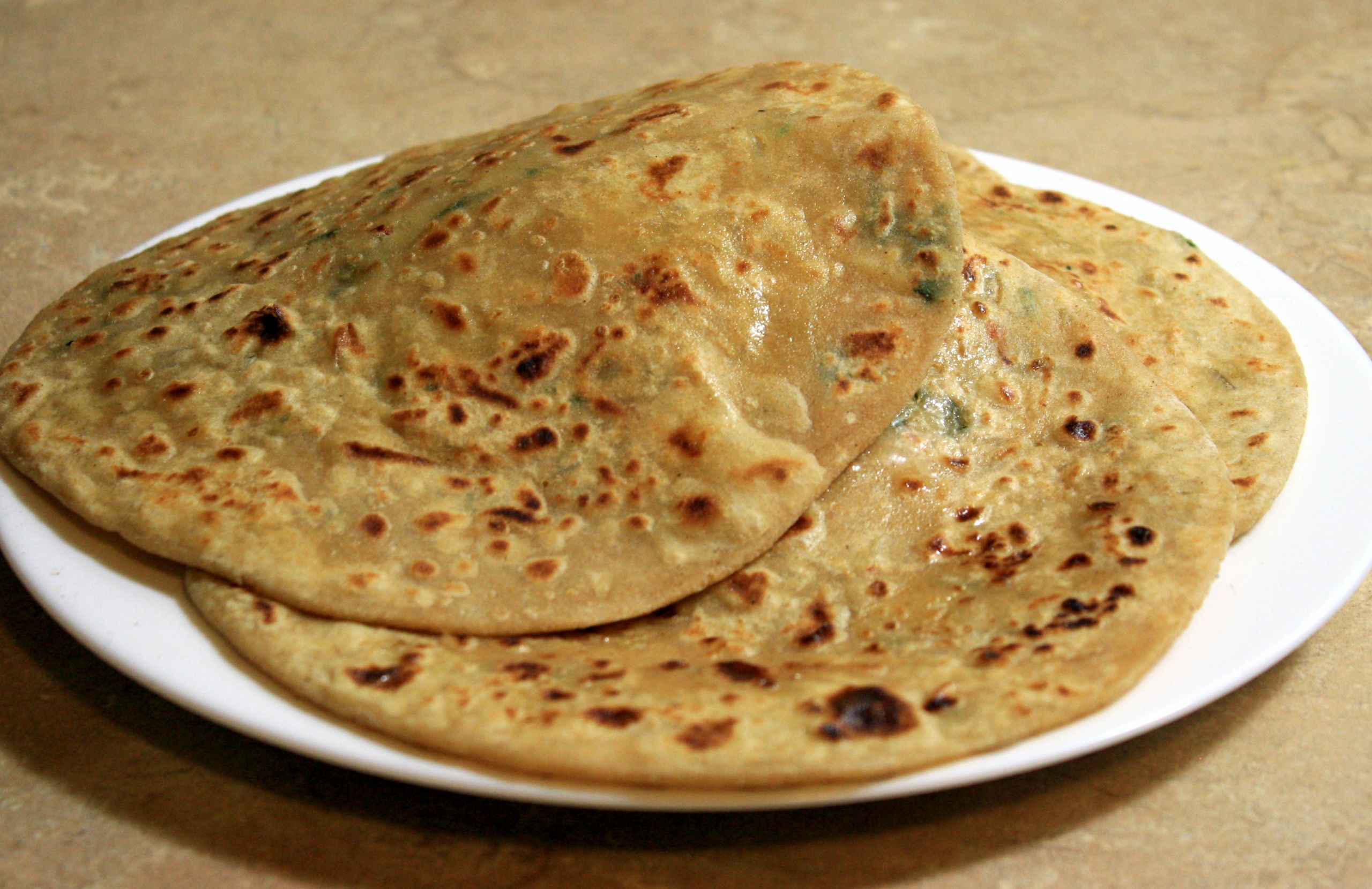 Bread Recipes Indian
 Radish stuffed flat bread Muli paratha mullangi paratha
