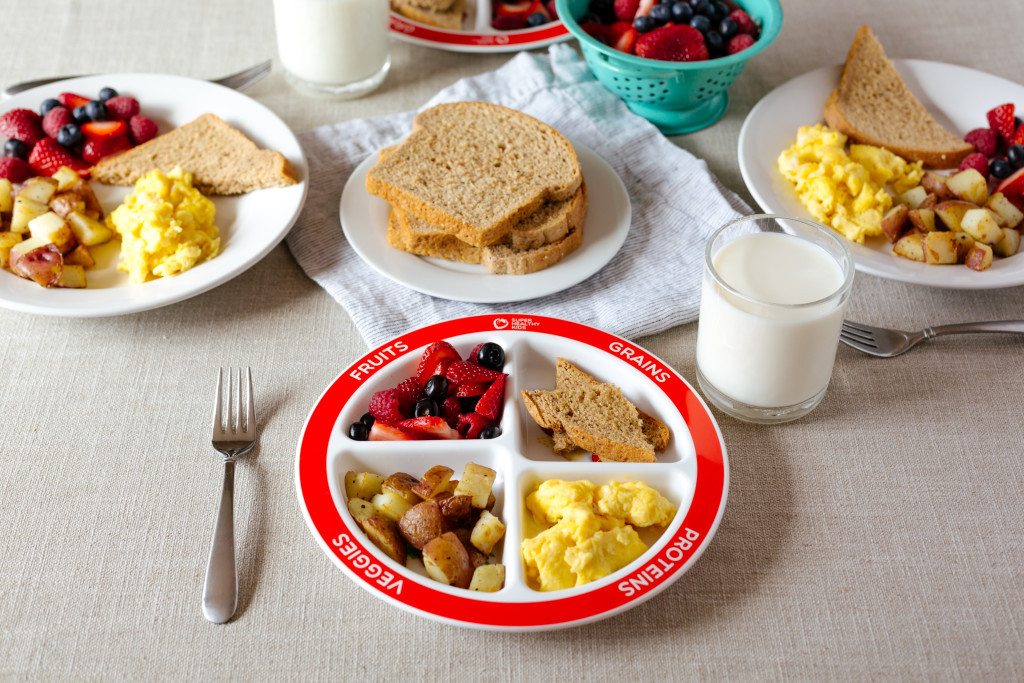 Breakfast Options For Kids
 Healthy Balanced Breakfast with MyPlate