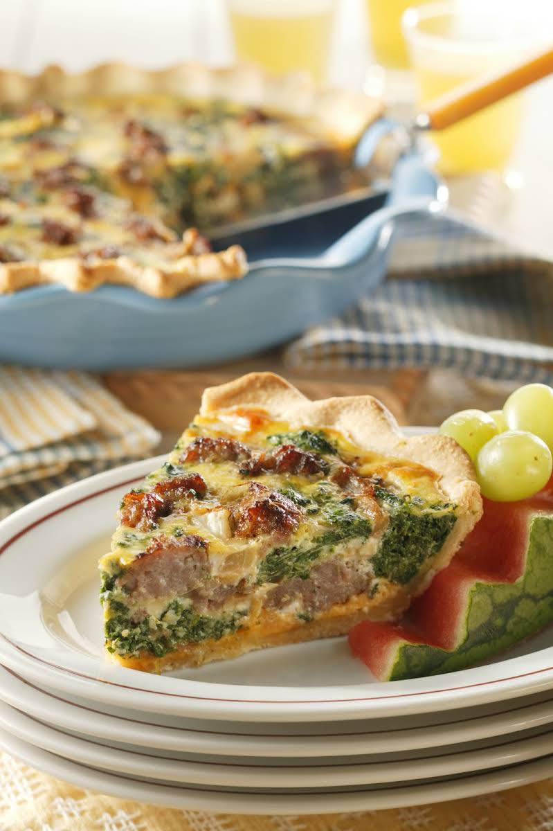Breakfast Quiche Recipes
 10 Best Sausage Egg And Cheese Breakfast Quiche Recipes