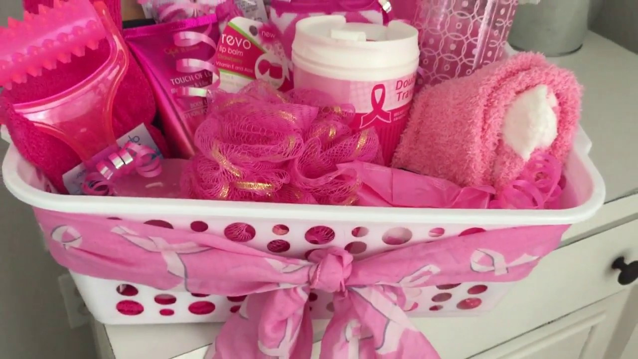 Breast Cancer Gift Basket Ideas
 DOLLAR TREE Gift Basket
