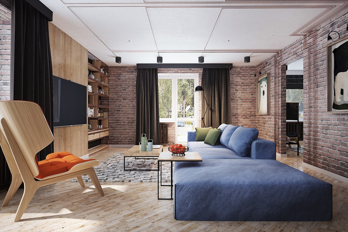 Brick Wall Living Room
 Living Rooms With Exposed Brick Walls