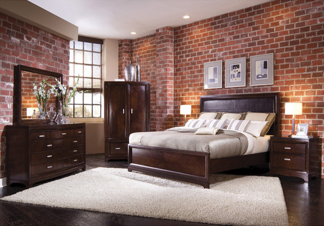 Brick Wallpaper Bedroom
 Brick Wallpaper Traditional Bedroom Houston by