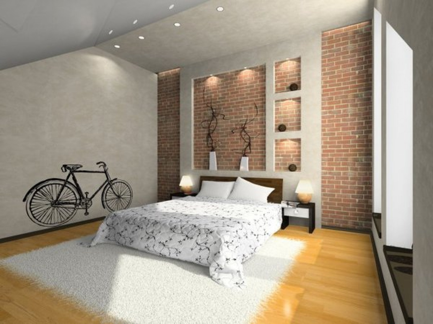 Brick Wallpaper Bedroom
 20 Awesome Wallpaper Designs For Bedroom