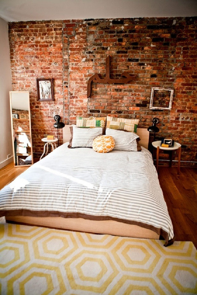 Brick Wallpaper Bedroom
 Breathtaking Exposed Brick Walls Interiors That You Will